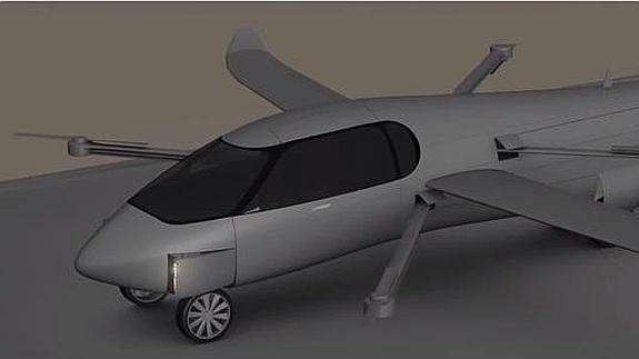 ¡Tremendo!: Transporte del futuro: auto, avión y helicóptero en uno (mira)