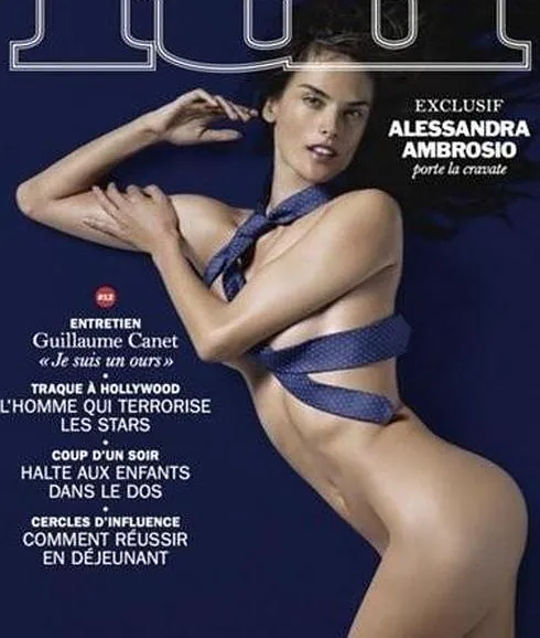 Alessandra Ambrosio, desnuda entera para la revista Lui