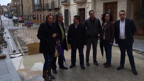 Visita al municipio de Castellar por parte del presidente de la Diputación.