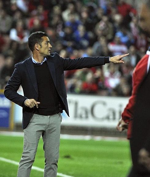 El entrenador del Almería, Francisco Rodríguez