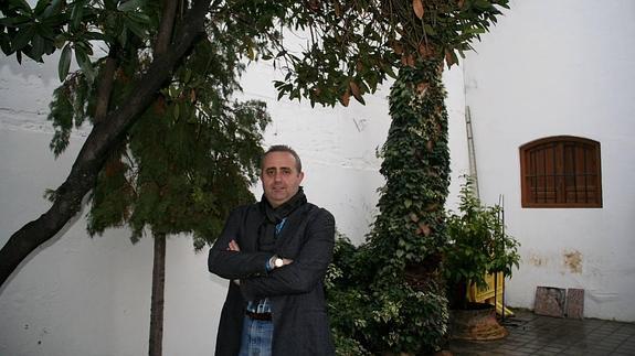 Francisco Javier Maldonado, en uno de los rincones del municipio de Gójar.