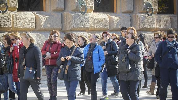 Mucho frió en la capital durante este puente. 