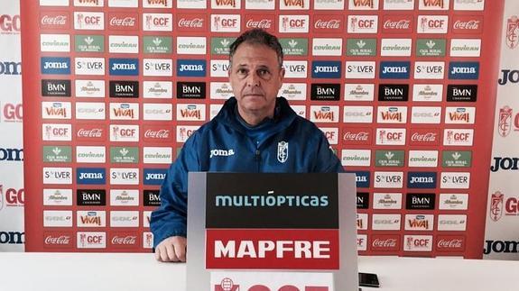 Joaquín Caparrós, en rueda de prensa 