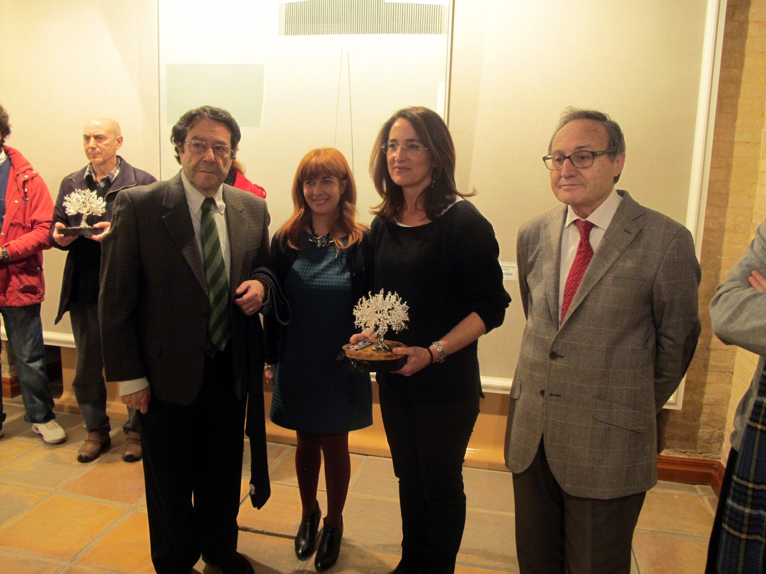 La almeriense Dolores Berenguer recoge el Premio de Pintura Emilio Ollero