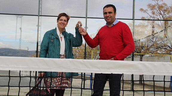 La Diputación invierte 30.000 euros en la creación de la primera pista de pádel de Valderrubio