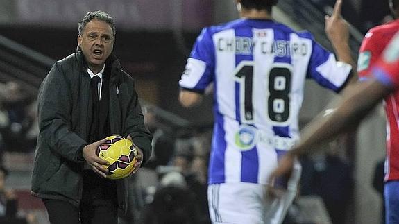 El entrenador del Granada CF, Joaquín Caparrós