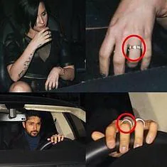 Los anillos de compromiso de Demi Lovato y Wilmer Valderrama