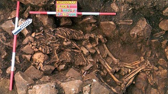 Imagen distribuida por el Ministerio de Cultura griego.