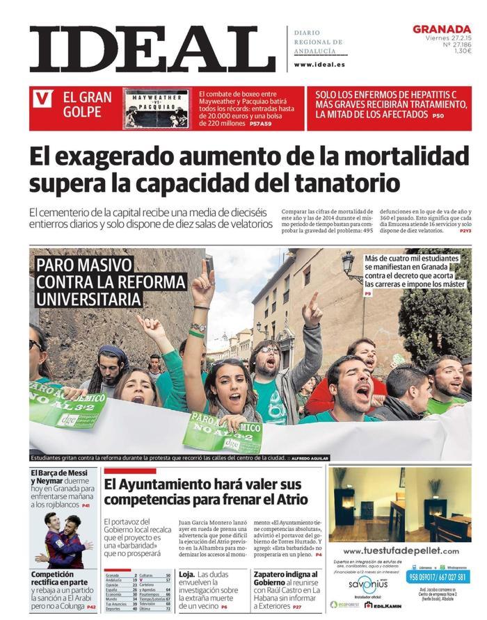 Hoy, 27 de febrero, en la edición impresa de IDEAL