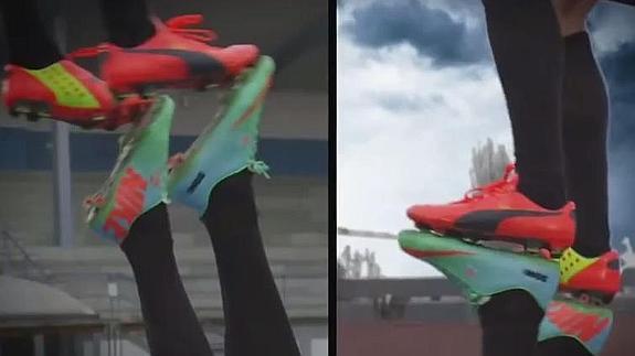 Dos futbolistas del Calcio recrearon la 'catapulta infernal' de los gemelos Derrick