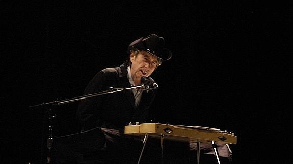 Bob Dylan, durante su último concierto en Granada, en Motril 