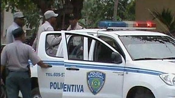 Coche policial de la República Dominicana. 