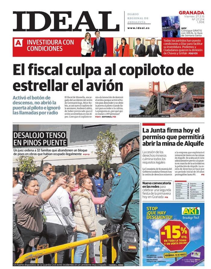 Hoy, 27 de marzo, en la edición impresa de IDEAL