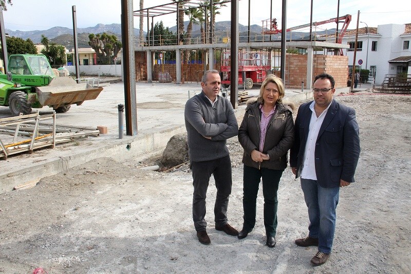 La Diputación avanza en las obras del nuevo Parque de Bomberos de Almuñécar