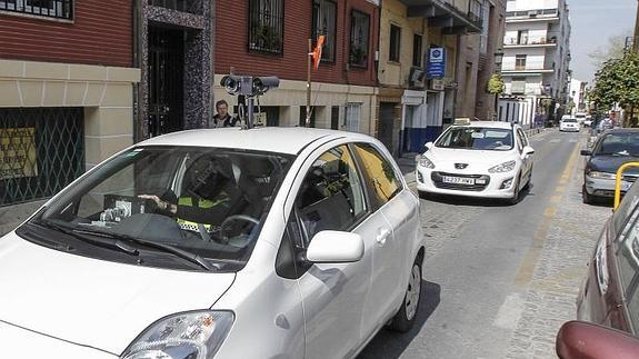 Imagen del coche ‘ponemultas’ del Ayuntamiento 