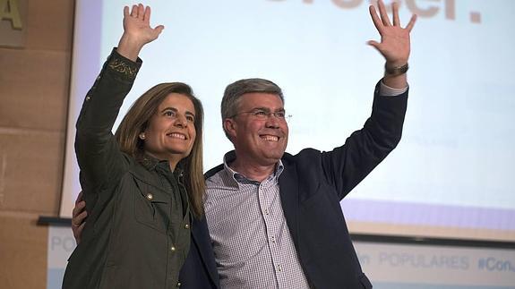 Fátima Báñez y José Enrique Fernández Moya