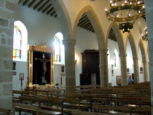 Interior de la iglesia. 