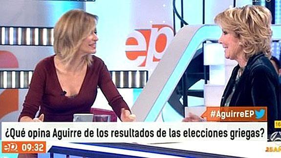 ¿Qué pasó entre Esperanza Aguirre y Susanna Griso?