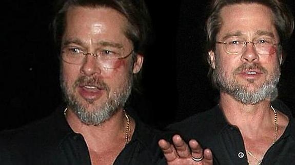 ¿Qué le ha pasado en la cara a Brad Pitt?