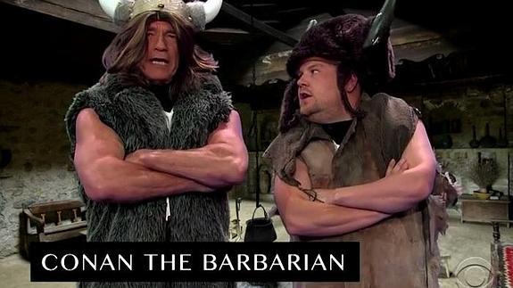 Arnold Schwarzenegger interpreta todas sus películas en 6 minutos