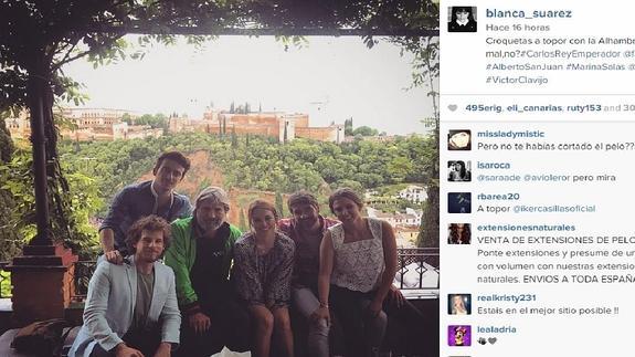 Blanca Suárez se enamora de la Alhambra
