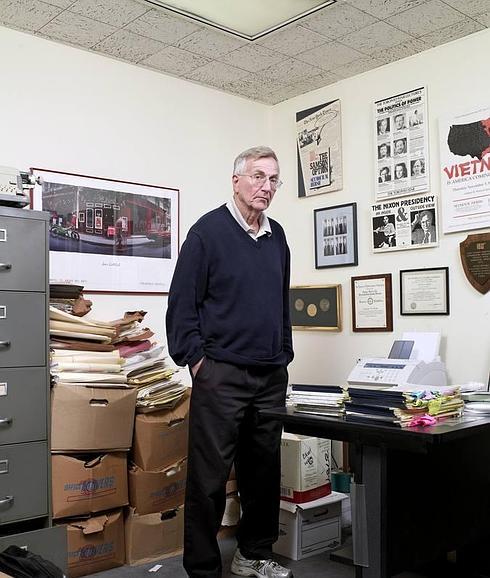 Seymour Hersh, en su oficina en Washington. 