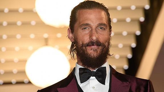 Matthew McConaughey en Cannes. 