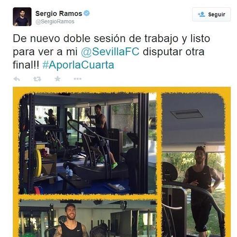 Sergio Ramos se acuerda de 'su' Sevilla antes de la Final