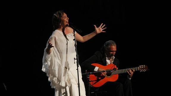 La hija mayor del mítico cantaor albaicinero fue la estrella indiscutible del concierto