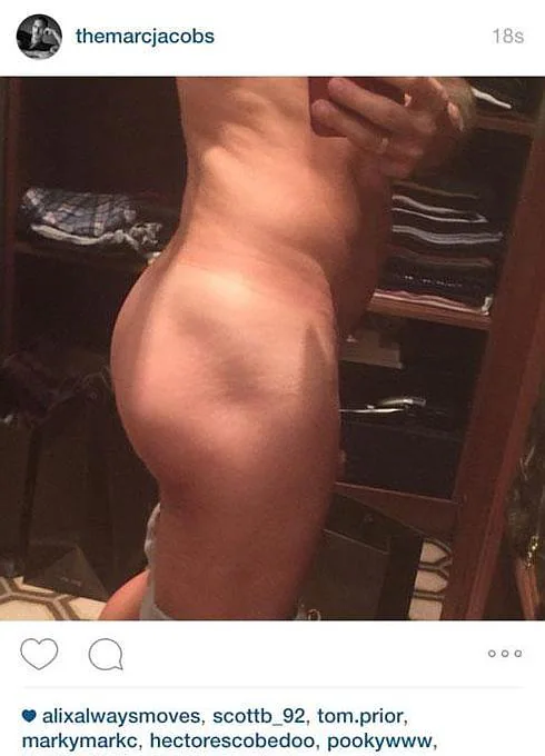«Es tuyo, si quieres probar»: Marc Jacobs publica un desnudo que era un mensaje privado