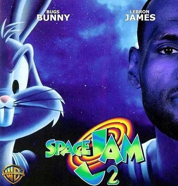 Habrá 'Space Jam 2': LeBron James y Bugs Bunny, un equipo imparable