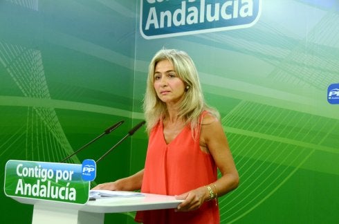 La diputada del PP Patricia del Pozo. 