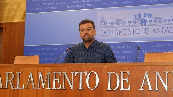 El coordinador regional de IU, Antonio Maíllo. 