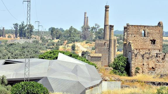 Espacio donde se levanta la mina visitable.