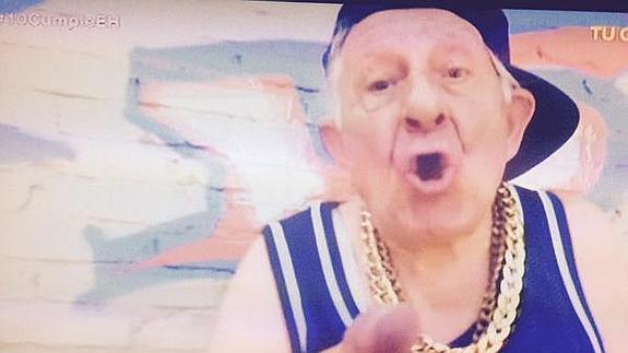 'El Hormiguero' presenta a Melquiades, el 'abuelo rapero'