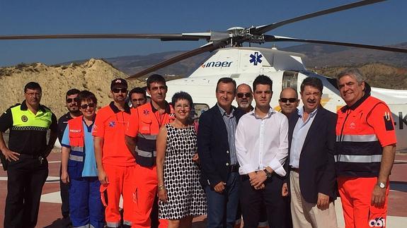 Salud inaugura en Ugíjar un nuevo helipuerto del 061 para la mejora de la atención sanitaria