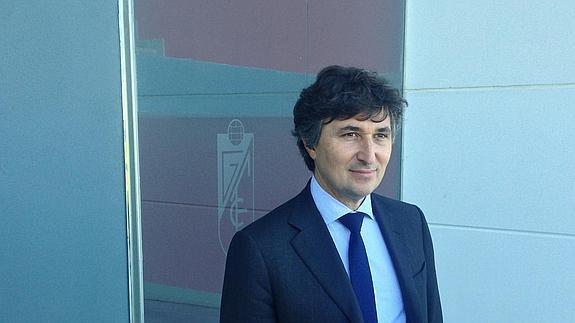 Gino Pozzo, este miércoles en la ciudad deportiva. 