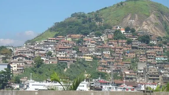 Favela de Niteroi, una ciudad del Estado de Río de Janeiro.