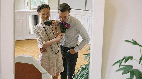 Una novia fue la fotógrafa de su boda y el resultado fue inmejorable