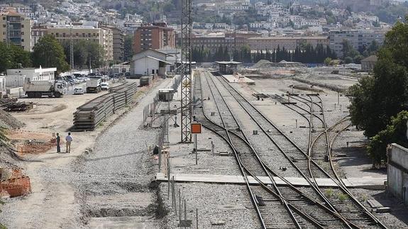 Obras en la estación de Andaluces para la llegada del AVE 
