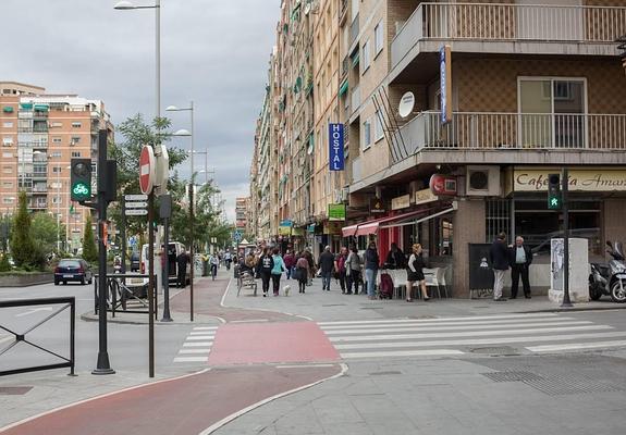 El renovado Camino de Ronda, tras la finalización de las obras del metro, que duraron cuatro años