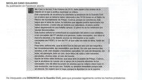 Los brutales insultos de un concejal a su alcaldesa: "Que ten por ese culo tan magnífico"