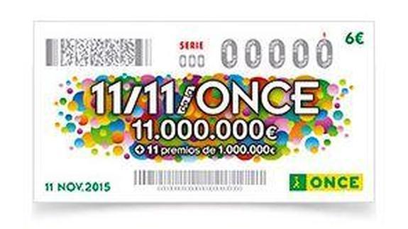 El 11 del 11 de la ONCE deja 11 millones al número premiado