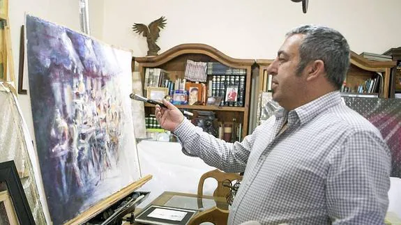 Dos obras de un pintor afincado en Motril se expondrán en París en homenaje a las víctimas de los atentados