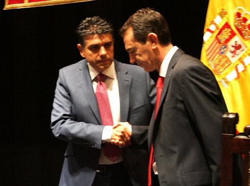 Cazorla y Pérez Navas en el Pleno de investidura del 13-J.