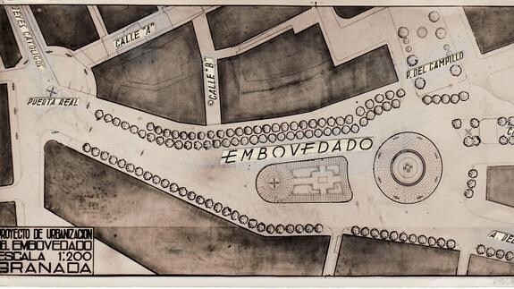 Plano del proyecto presentado el 26 de noviembre de 1940 