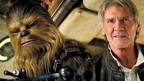 Harrison Ford cobró 50 veces más los protagonistas de 'Star Wars: El despertar de la fuerza'