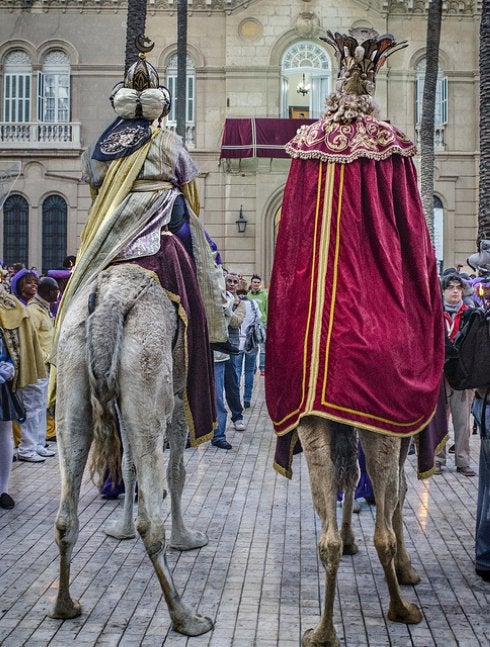 Visita de los Reyes Magos.