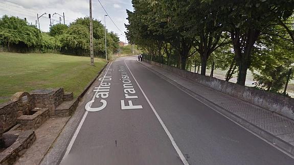 Calle Francisco Pintado, donde ocurrireron los hechos.