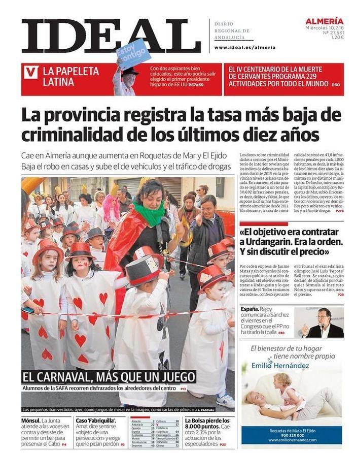 Hoy, 10 de febrero, en la edición impresa de IDEAL